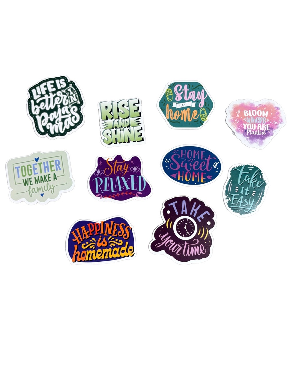 🔥Homebody Sticker Pack - Assorted Colors (10-pack)